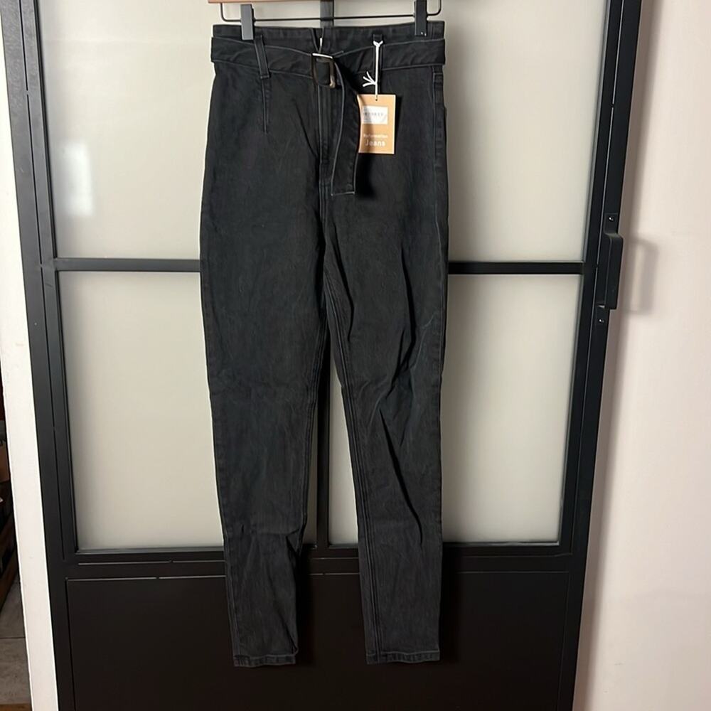 Reformation Kayo High & Skinny Black Jeans Size 25